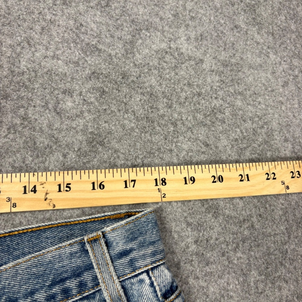 Levis 550 Relaxed Fit Tapered Leg Jeans M 38x30 Light Wash Blue Denim Distressed - Picture 5 of 7